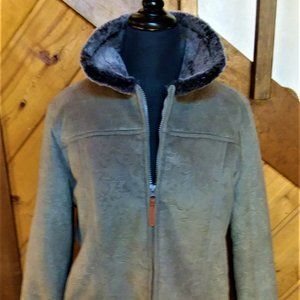 Outback Trading Co. Tooled Microsuede Jacket NWOT